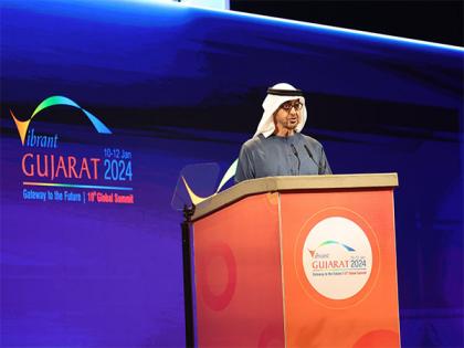 UAE President Al Nahyan addresses Vibrant Gujarat Global Summit 2024 in Gandhinagar | UAE President Al Nahyan addresses Vibrant Gujarat Global Summit 2024 in Gandhinagar UAE President Al Nahyan addresses Vibrant Gujarat Global Summit 2024 in Gandhinagar | UAE President Al Nahyan addresses Vibrant Gujarat Global Summit 2024 in Gandhinagar