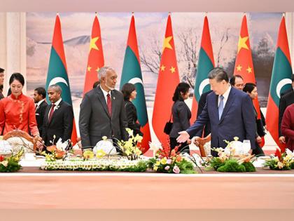 Maldivian President attends Chinese state banquet amid row with India | Maldivian President attends Chinese state banquet amid row with India