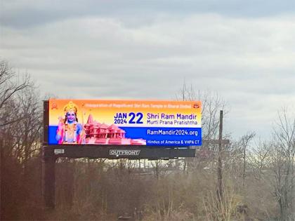 Ahead of January 22 opening, 40 giants billboards displaying Ram Mandir go up across 10 US states | Ahead of January 22 opening, 40 giants billboards displaying Ram Mandir go up across 10 US states