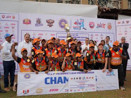 Hyderabad Eagles crowned champions of IDCA's 1st T10 Women's Deaf Premier League | Hyderabad Eagles crowned champions of IDCA's 1st T10 Women's Deaf Premier League