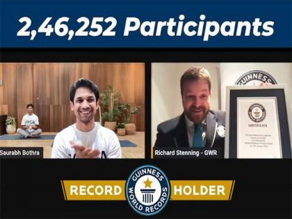 Health & Wellness Startup, Habuild, Creates Guinness World Record by Bringing Together 2,46,252 People to do Yoga without Quitting | Health & Wellness Startup, Habuild, Creates Guinness World Record by Bringing Together 2,46,252 People to do Yoga without Quitting Health & Wellness Startup, Habuild, Creates Guinness World Record by Bringing Together 2,46,252 People to do Yoga without Quitting | Health & Wellness Startup, Habuild, Creates Guinness World Record by Bringing Together 2,46,252 People to do Yoga without Quitting