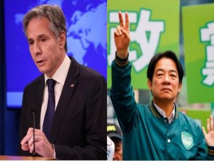 US congratulates Taiwanese president-elect Lai Ching-te, affirms support for maintaining cross-Strait peace | US congratulates Taiwanese president-elect Lai Ching-te, affirms support for maintaining cross-Strait peace US congratulates Taiwanese president-elect Lai Ching-te, affirms support for maintaining cross-Strait peace | US congratulates Taiwanese president-elect Lai Ching-te, affirms support for maintaining cross-Strait peace
