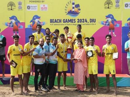 Diu: Madhya Pradesh emerge as champions of inaugural Beach Games 2024 | Diu: Madhya Pradesh emerge as champions of inaugural Beach Games 2024 Diu: Madhya Pradesh emerge as champions of inaugural Beach Games 2024 | Diu: Madhya Pradesh emerge as champions of inaugural Beach Games 2024