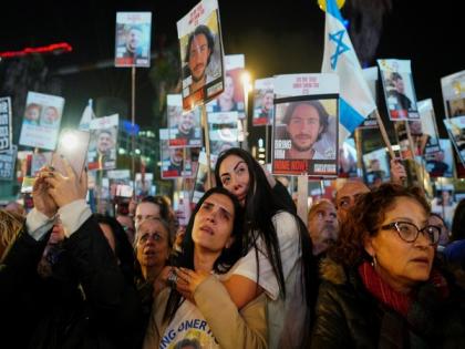 Tel Aviv: 24-hour mass rally demands release of hostages held in Gaza for 100 days | Tel Aviv: 24-hour mass rally demands release of hostages held in Gaza for 100 days Tel Aviv: 24-hour mass rally demands release of hostages held in Gaza for 100 days | Tel Aviv: 24-hour mass rally demands release of hostages held in Gaza for 100 days