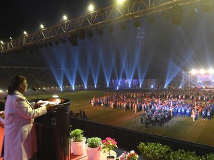 President Murmu inaugurates 5th edition of Meghalaya Games in Tura | President Murmu inaugurates 5th edition of Meghalaya Games in Tura President Murmu inaugurates 5th edition of Meghalaya Games in Tura | President Murmu inaugurates 5th edition of Meghalaya Games in Tura