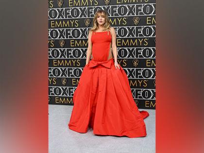 75th Emmys: Suki Waterhouse flaunts baby bump in backless red gown | 75th Emmys: Suki Waterhouse flaunts baby bump in backless red gown 75th Emmys: Suki Waterhouse flaunts baby bump in backless red gown | 75th Emmys: Suki Waterhouse flaunts baby bump in backless red gown