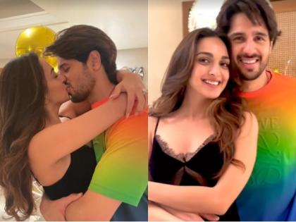 Kiara kisses hubby Sidharth in new pic, shares glimpses from his birthday celebration | Kiara kisses hubby Sidharth in new pic, shares glimpses from his birthday celebration Kiara kisses hubby Sidharth in new pic, shares glimpses from his birthday celebration | Kiara kisses hubby Sidharth in new pic, shares glimpses from his birthday celebration