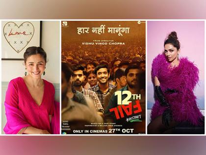 Deepika Padukone reacts to Alia Bhatt's review on '12th Fail' | Deepika Padukone reacts to Alia Bhatt's review on '12th Fail'