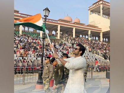 Varun Tej launches 'Vande Mataram' song at Wagah Border | Varun Tej launches 'Vande Mataram' song at Wagah Border Varun Tej launches 'Vande Mataram' song at Wagah Border | Varun Tej launches 'Vande Mataram' song at Wagah Border