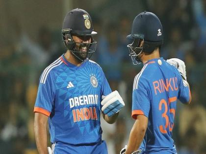 Rohit-Rinku breaks highest fifth-wicket partnership record | Rohit-Rinku breaks highest fifth-wicket partnership record