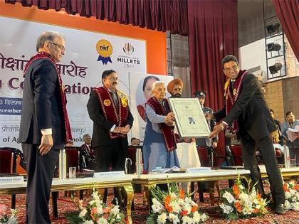 NSL Group Chairman Mandava Prabhakar Rao conferred with Honorary Doctorate | NSL Group Chairman Mandava Prabhakar Rao conferred with Honorary Doctorate