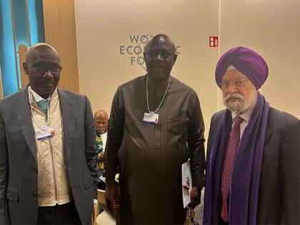 Hardeep Puri met Nigerian junior petroleum minister, oil major NNPC's CEO at Davos | Hardeep Puri met Nigerian junior petroleum minister, oil major NNPC's CEO at Davos Hardeep Puri met Nigerian junior petroleum minister, oil major NNPC's CEO at Davos | Hardeep Puri met Nigerian junior petroleum minister, oil major NNPC's CEO at Davos