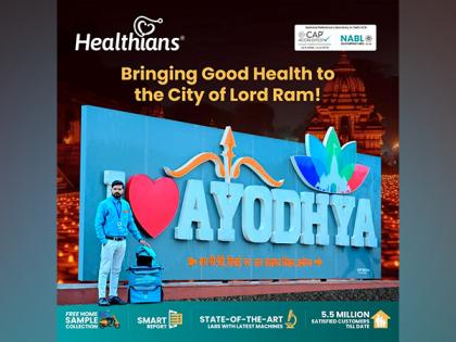 Healthians Marks its Ayodhya Launch with Grand Celebrations Coinciding with the Ram Mandir Inauguration | Healthians Marks its Ayodhya Launch with Grand Celebrations Coinciding with the Ram Mandir Inauguration