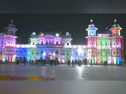 Nepal: Janaki temple illuminated on eve of Pran Pratistha at Ram temple | Nepal: Janaki temple illuminated on eve of Pran Pratistha at Ram temple