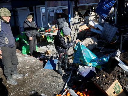Russia says, 25 killed in blast at Donetsk market after Ukrainian shelling | Russia says, 25 killed in blast at Donetsk market after Ukrainian shelling Russia says, 25 killed in blast at Donetsk market after Ukrainian shelling | Russia says, 25 killed in blast at Donetsk market after Ukrainian shelling