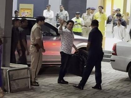 Sachin Tendulkar heads to Ayodhya for 'Pran Pratishtha' ceremony of Ram Lalla | Sachin Tendulkar heads to Ayodhya for 'Pran Pratishtha' ceremony of Ram Lalla