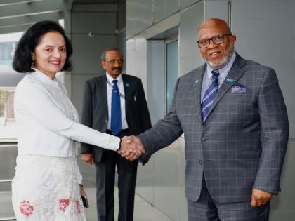 UNGA President Dennis Francis arrives in New Delhi to advance India-UN ties | UNGA President Dennis Francis arrives in New Delhi to advance India-UN ties UNGA President Dennis Francis arrives in New Delhi to advance India-UN ties | UNGA President Dennis Francis arrives in New Delhi to advance India-UN ties