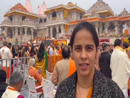 "I am lucky... to attend 'Pran Pratishtha' ceremony": Saina Nehwal | "I am lucky... to attend 'Pran Pratishtha' ceremony": Saina Nehwal "I am lucky... to attend 'Pran Pratishtha' ceremony": Saina Nehwal | "I am lucky... to attend 'Pran Pratishtha' ceremony": Saina Nehwal