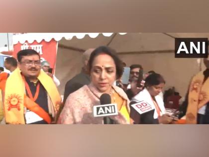 "We are fortunate to witness historical moment": Hema Malini talks about Pran Pratishtha ceremony in Ayodhya | "We are fortunate to witness historical moment": Hema Malini talks about Pran Pratishtha ceremony in Ayodhya "We are fortunate to witness historical moment": Hema Malini talks about Pran Pratishtha ceremony in Ayodhya | "We are fortunate to witness historical moment": Hema Malini talks about Pran Pratishtha ceremony in Ayodhya