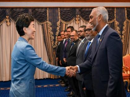 Vice Minister of International Department of CCP Sun Haiyan meets Maldivian President Mohamed Muizzu | Vice Minister of International Department of CCP Sun Haiyan meets Maldivian President Mohamed Muizzu