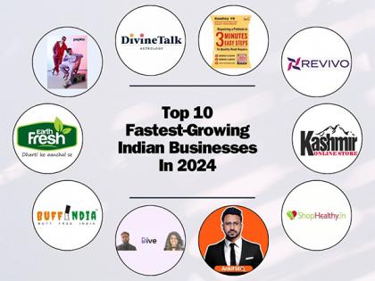 The Top 10 Fastest-Growing Indian Businesses In 2024 | The Top 10 Fastest-Growing Indian Businesses In 2024
