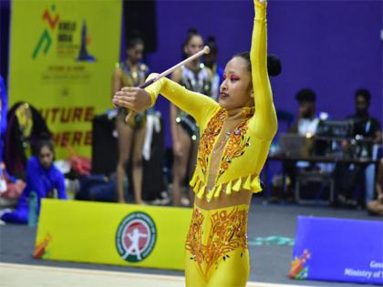 KIYG: Muskan Rana stops Maharashtra's clean sweep in rhythmic gymnastics for J-K's first gold | KIYG: Muskan Rana stops Maharashtra's clean sweep in rhythmic gymnastics for J-K's first gold KIYG: Muskan Rana stops Maharashtra's clean sweep in rhythmic gymnastics for J-K's first gold | KIYG: Muskan Rana stops Maharashtra's clean sweep in rhythmic gymnastics for J-K's first gold