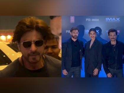 SRK arrived in style for Hrithik Roshan, Deepika Padukone's 'Fighter' screening | SRK arrived in style for Hrithik Roshan, Deepika Padukone's 'Fighter' screening
