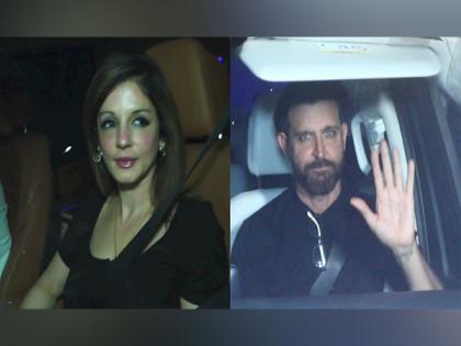 Hrithik Roshan's ex-wife Sussanne Khan, sons attend 'Fighter' screening | Hrithik Roshan's ex-wife Sussanne Khan, sons attend 'Fighter' screening Hrithik Roshan's ex-wife Sussanne Khan, sons attend 'Fighter' screening | Hrithik Roshan's ex-wife Sussanne Khan, sons attend 'Fighter' screening