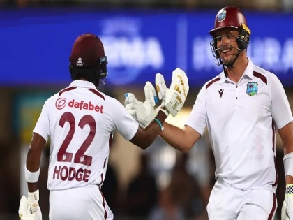 Hodge, Joshua's record stand pulls West Indies out of misery against Australia in 2nd Test (Day 1, Stumps) | Hodge, Joshua's record stand pulls West Indies out of misery against Australia in 2nd Test (Day 1, Stumps)