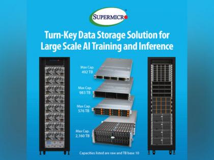 Supermicro Introduces a Rack Scale Total Solution for AI Storage to Accelerate Data Pipelines for High-Performance AI Training and Inference | Supermicro Introduces a Rack Scale Total Solution for AI Storage to Accelerate Data Pipelines for High-Performance AI Training and Inference Supermicro Introduces a Rack Scale Total Solution for AI Storage to Accelerate Data Pipelines for High-Performance AI Training and Inference | Supermicro Introduces a Rack Scale Total Solution for AI Storage to Accelerate Data Pipelines for High-Performance AI Training and Inference