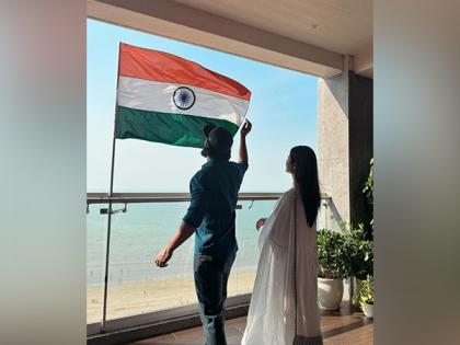 Katrina, Vicky unfurl National Flag at home to celebrate Republic Day | Katrina, Vicky unfurl National Flag at home to celebrate Republic Day Katrina, Vicky unfurl National Flag at home to celebrate Republic Day | Katrina, Vicky unfurl National Flag at home to celebrate Republic Day