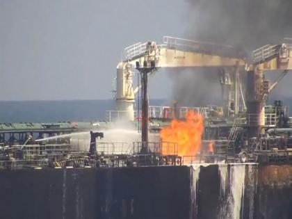 Fire onboard merchant vessel Marlin Luanda brought under control by Indian Navy | Fire onboard merchant vessel Marlin Luanda brought under control by Indian Navy Fire onboard merchant vessel Marlin Luanda brought under control by Indian Navy | Fire onboard merchant vessel Marlin Luanda brought under control by Indian Navy