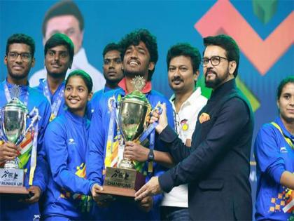 'Khelo India Games envisioned by PM Modi is embodiment of his interest...': Anurag Thakur hands trophies to winners | 'Khelo India Games envisioned by PM Modi is embodiment of his interest...': Anurag Thakur hands trophies to winners 'Khelo India Games envisioned by PM Modi is embodiment of his interest...': Anurag Thakur hands trophies to winners | 'Khelo India Games envisioned by PM Modi is embodiment of his interest...': Anurag Thakur hands trophies to winners