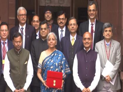 Interim Budget 2024: Finance Minister Nirmala Sitharaman carries 'bahi-khata' | Interim Budget 2024: Finance Minister Nirmala Sitharaman carries 'bahi-khata' Interim Budget 2024: Finance Minister Nirmala Sitharaman carries 'bahi-khata' | Interim Budget 2024: Finance Minister Nirmala Sitharaman carries 'bahi-khata'
