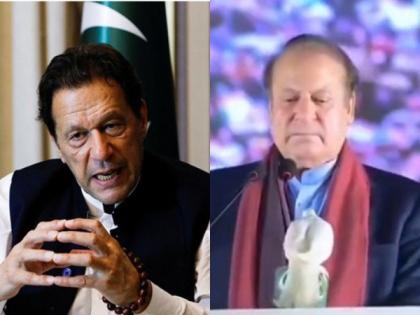 Nawaz Sharif slams Pakistan Tehreek-e-Insaf (PTI) govt, says 'Imran Khan attacked country's integrity to save his rule' | Nawaz Sharif slams Pakistan Tehreek-e-Insaf (PTI) govt, says 'Imran Khan attacked country's integrity to save his rule' Nawaz Sharif slams Pakistan Tehreek-e-Insaf (PTI) govt, says 'Imran Khan attacked country's integrity to save his rule' | Nawaz Sharif slams Pakistan Tehreek-e-Insaf (PTI) govt, says 'Imran Khan attacked country's integrity to save his rule'