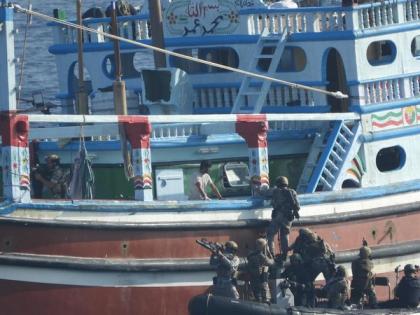 Indian Navy foils yet another piracy attempt; rescues Pak, Iranian crew | Indian Navy foils yet another piracy attempt; rescues Pak, Iranian crew Indian Navy foils yet another piracy attempt; rescues Pak, Iranian crew | Indian Navy foils yet another piracy attempt; rescues Pak, Iranian crew