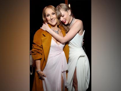 Taylor Swift hugs Celine Dion backstage post Grammy win, shut down rift rumours | Taylor Swift hugs Celine Dion backstage post Grammy win, shut down rift rumours Taylor Swift hugs Celine Dion backstage post Grammy win, shut down rift rumours | Taylor Swift hugs Celine Dion backstage post Grammy win, shut down rift rumours