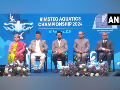 Sports Minister Anurag Thakur kicks off 1st BIMSTEC Aquatics Championships | Sports Minister Anurag Thakur kicks off 1st BIMSTEC Aquatics Championships Sports Minister Anurag Thakur kicks off 1st BIMSTEC Aquatics Championships | Sports Minister Anurag Thakur kicks off 1st BIMSTEC Aquatics Championships
