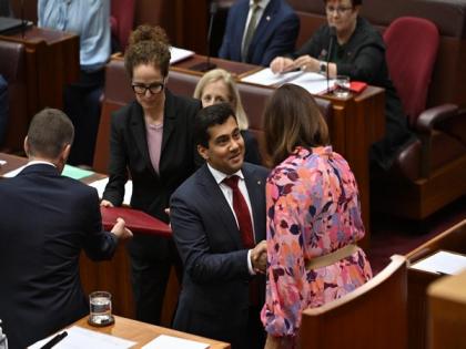 In a first, Indian-origin Australian Senator Varun Ghosh takes oath on Bhagavad Gita | In a first, Indian-origin Australian Senator Varun Ghosh takes oath on Bhagavad Gita