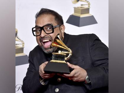"Dreams do come true": Shankar Mahadevan poses with Grammy trophy | "Dreams do come true": Shankar Mahadevan poses with Grammy trophy "Dreams do come true": Shankar Mahadevan poses with Grammy trophy | "Dreams do come true": Shankar Mahadevan poses with Grammy trophy