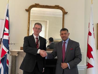 UK: Indian envoy Doraiswami meets Wales MP David Davies; discusses trade, partnership | UK: Indian envoy Doraiswami meets Wales MP David Davies; discusses trade, partnership UK: Indian envoy Doraiswami meets Wales MP David Davies; discusses trade, partnership | UK: Indian envoy Doraiswami meets Wales MP David Davies; discusses trade, partnership