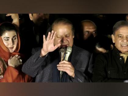 Pakistan elections: Nawaz Sharif says PML-N emerged as "single-largest party"; calls for peaceful relations with 'neighbours' | Pakistan elections: Nawaz Sharif says PML-N emerged as "single-largest party"; calls for peaceful relations with 'neighbours' Pakistan elections: Nawaz Sharif says PML-N emerged as "single-largest party"; calls for peaceful relations with 'neighbours' | Pakistan elections: Nawaz Sharif says PML-N emerged as "single-largest party"; calls for peaceful relations with 'neighbours'