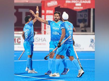 Indian Men's Hockey begins FIH Hockey Pro League 2023/24 season with 4-1 win over Spain | Indian Men's Hockey begins FIH Hockey Pro League 2023/24 season with 4-1 win over Spain Indian Men's Hockey begins FIH Hockey Pro League 2023/24 season with 4-1 win over Spain | Indian Men's Hockey begins FIH Hockey Pro League 2023/24 season with 4-1 win over Spain