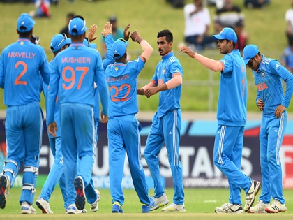 U19 World Cup: Raj Limbani's three-wicket haul helps India to hold Australia at 253/7 in final | U19 World Cup: Raj Limbani's three-wicket haul helps India to hold Australia at 253/7 in final