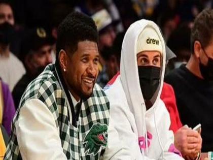 Justin Bieber arrives in Vegas with Kardashians ahead of Usher's Super Bowl show | Justin Bieber arrives in Vegas with Kardashians ahead of Usher's Super Bowl show Justin Bieber arrives in Vegas with Kardashians ahead of Usher's Super Bowl show | Justin Bieber arrives in Vegas with Kardashians ahead of Usher's Super Bowl show