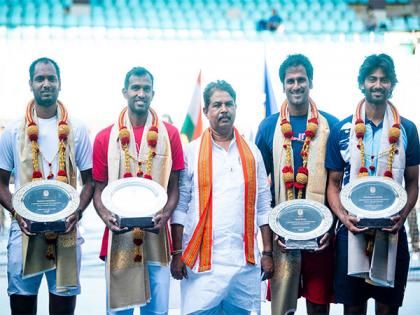 India Davis Cup stars felicitated at inauguration of Bengaluru Open 2024 | India Davis Cup stars felicitated at inauguration of Bengaluru Open 2024