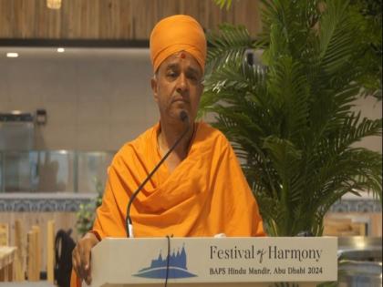BAPS leader commends UAE Prez for historic approval of first Hindu temple in Abu Dhabi | BAPS leader commends UAE Prez for historic approval of first Hindu temple in Abu Dhabi BAPS leader commends UAE Prez for historic approval of first Hindu temple in Abu Dhabi | BAPS leader commends UAE Prez for historic approval of first Hindu temple in Abu Dhabi