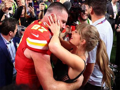 The 3 words Travis Kelce said to Taylor Swift after winning Super Bowl | The 3 words Travis Kelce said to Taylor Swift after winning Super Bowl The 3 words Travis Kelce said to Taylor Swift after winning Super Bowl | The 3 words Travis Kelce said to Taylor Swift after winning Super Bowl