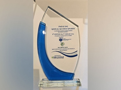 Best Agrolife Clinches Prestigious "Most Innovative Campaign and Product Development" Award at PMFAI SML Agchem Awards 2024 | Best Agrolife Clinches Prestigious "Most Innovative Campaign and Product Development" Award at PMFAI SML Agchem Awards 2024