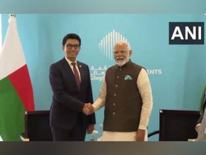 Abu Dhabi: PM Modi holds bilateral meeting with Madagascar President Andry Rajoelina | Abu Dhabi: PM Modi holds bilateral meeting with Madagascar President Andry Rajoelina Abu Dhabi: PM Modi holds bilateral meeting with Madagascar President Andry Rajoelina | Abu Dhabi: PM Modi holds bilateral meeting with Madagascar President Andry Rajoelina